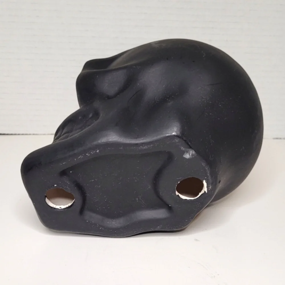 Black Chalkable Large Sugar Skull Decor Rare Find